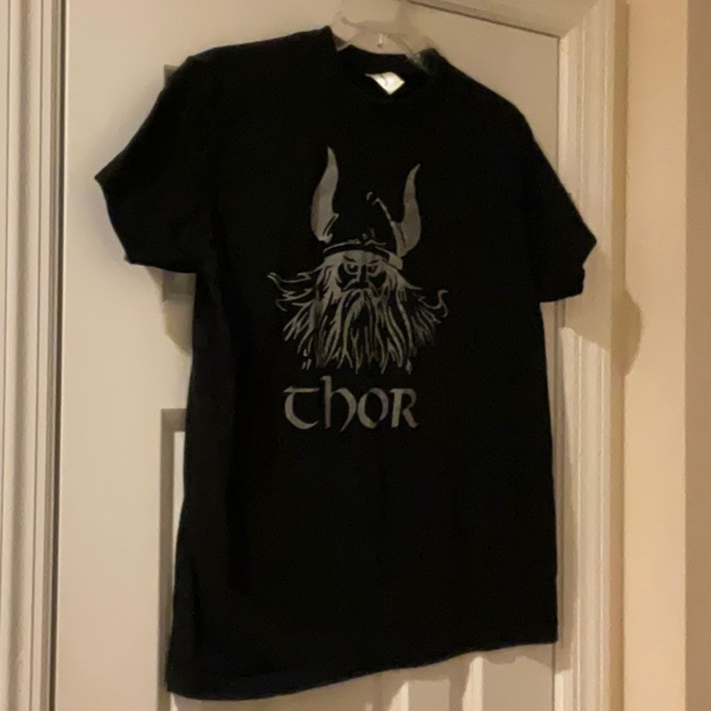 Thor Viking Black T-shirt Small EUC